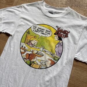 Vintage 90s The Family Circus T Shirt Billy White God Bless This Last Night S